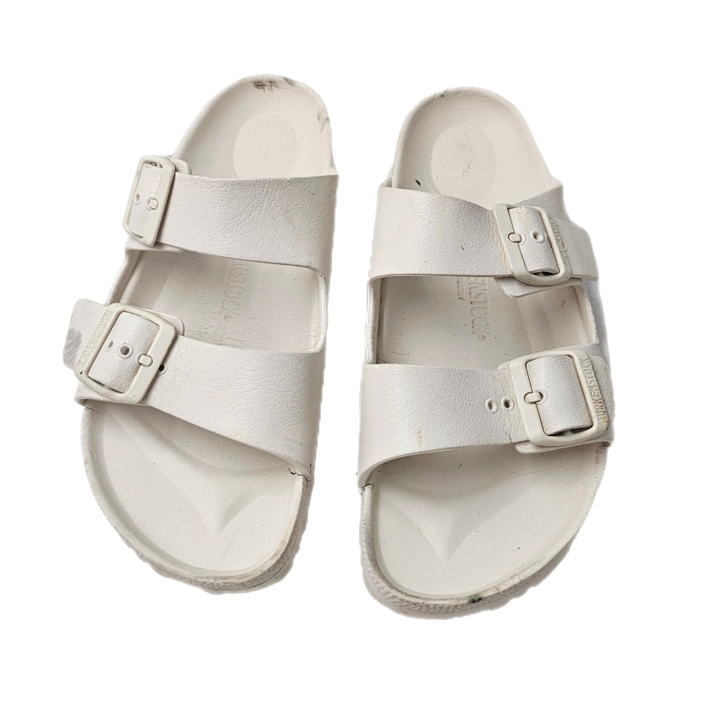 Birkenstock Arizona Essentials EVA Eggshell Sandals Waterproof Sz 40